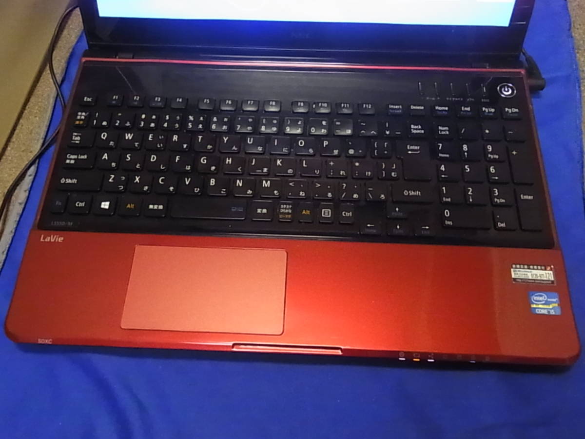 NEC LaVie S LS550（ノートPC｜パソコン）：パソコン・周辺
