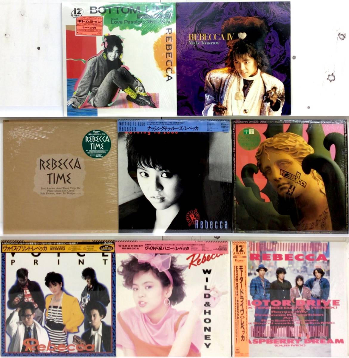 激安大特価，人気 I256/LP/レベッカ REBECCA 8点セット(レベッカ)｜売買されたオークション情報、yahooの商品情報をアーカイブ公開 - オークファン ら行