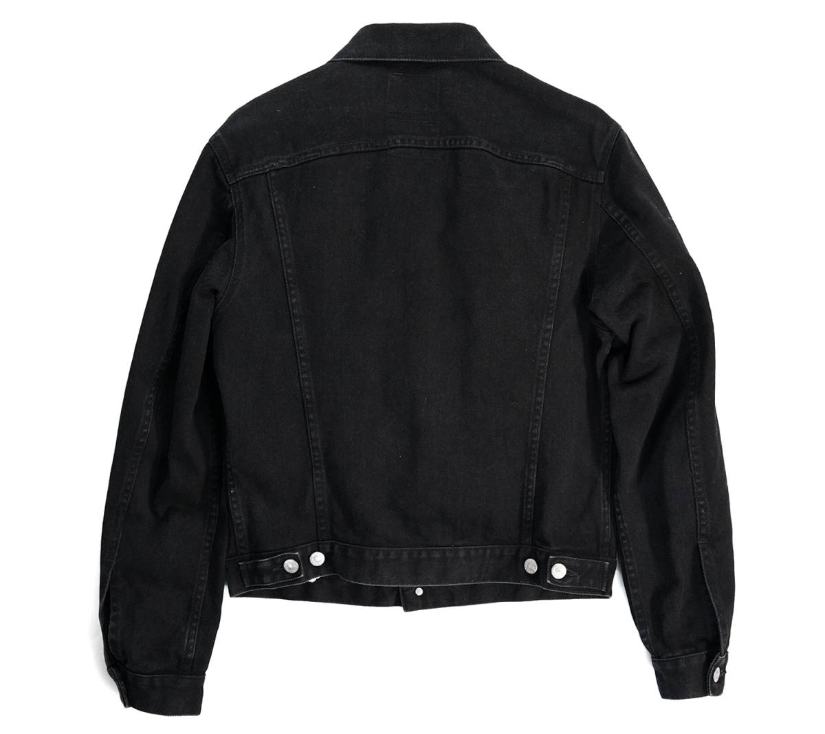 1998年製 本人期 HELMUT LANG BLACK TRUCKER JACKET ブラック デニム 
