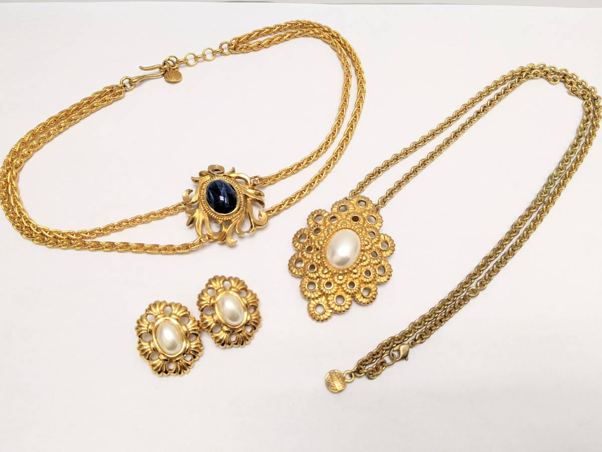 レディース LANVIN ヴィンテージ ネックレス チョーカー
