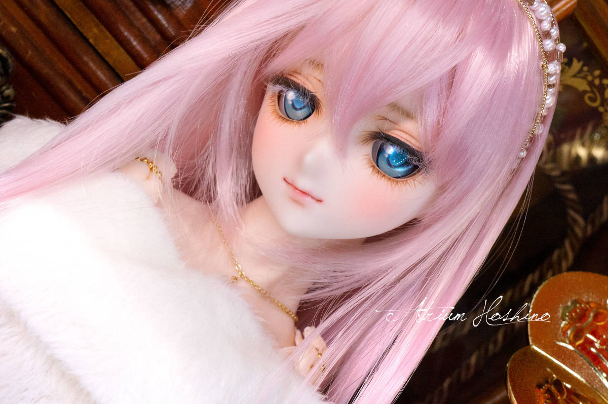 ☆Atrium Hoshino☆DDH09 セミホワイト肌 カスタムヘッド + アイ+ 