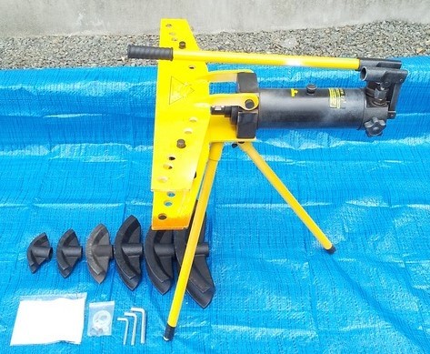  油圧手動パイプベンダー ＨＨＷ－2Ｊ パイプ曲げ加工機 13t アダプター6個付 スタンド付(圧着工具、ハンドプレス機)｜売買されたオークション情報、yahooの商品情報をアーカイブ公開 - オー 圧着工具、ハンドプレス機