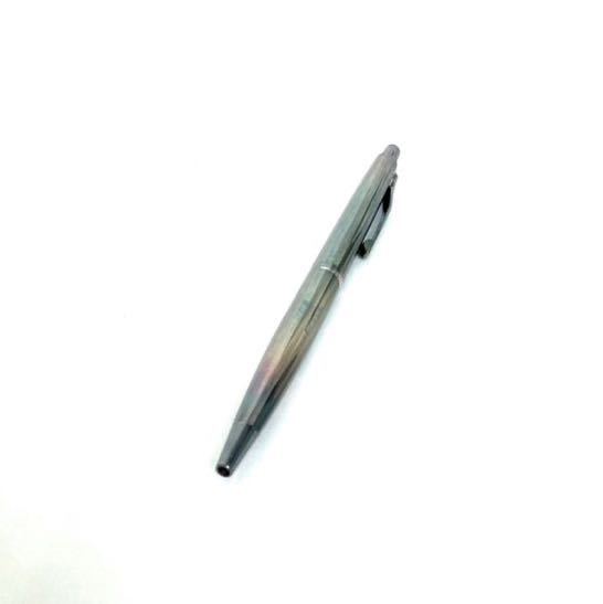 NEWMAN ニューマン 純銀製 ボールペン 筆記具 ノック式 ヴィンテージ