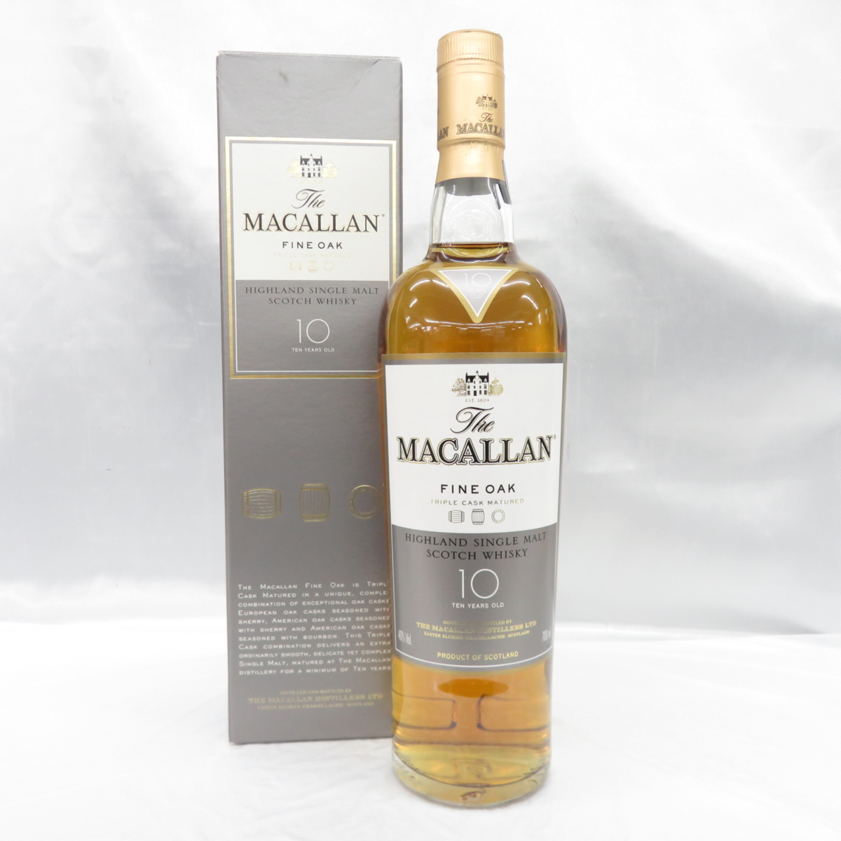 ザ・マッカランファインオーク10年終売・未開封品 未開栓】The MACALLAN ザ・マッカラン 10年 ファインオーク ウイスキー