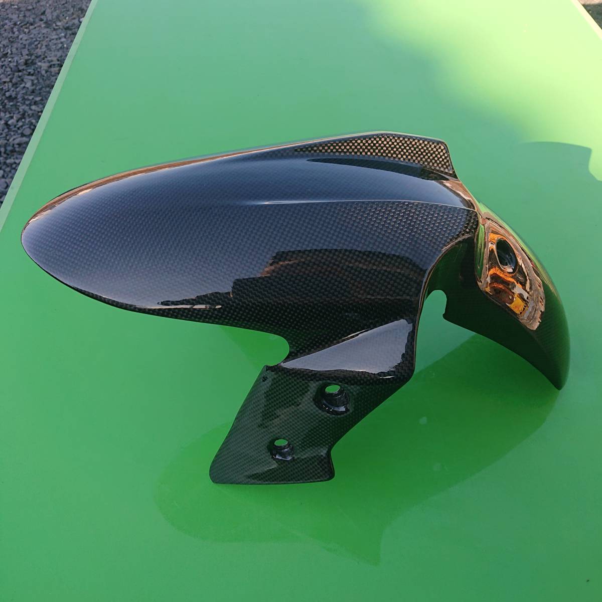 NINJA250R ニンジャ250R ニンジャ250用カーボンフロントフェンダー 