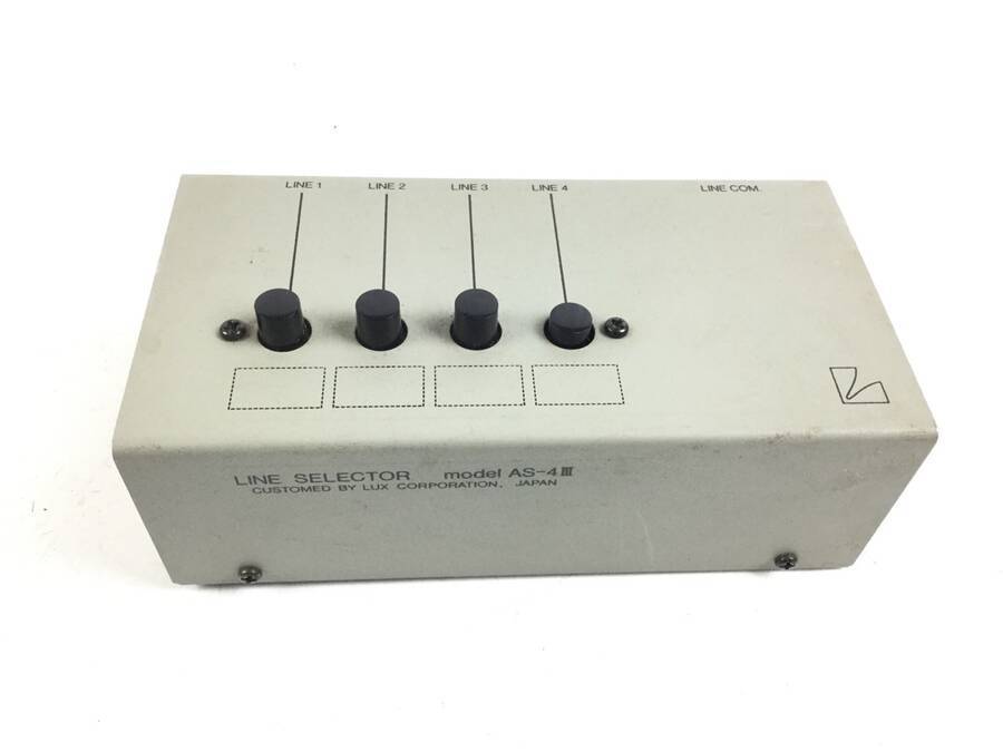 LUXMAN ラインセレクター ラックスマン AS-4III｜製品情報