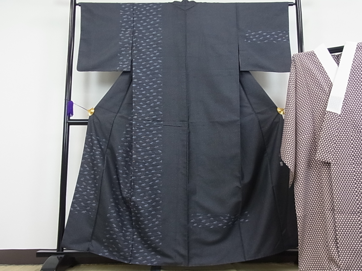 【新作入荷，新作入荷，HOT】 平和屋着物 極上 訪問着 長襦袢セット 二代目 川村久太郎 加賀白山紬 京友禅 愛染 証紙付き 逸品 km496(仕立て上がり)｜売買されたオークション情報、yahooの商品情報をアーカイブ公開 - オー 仕立て上がり
