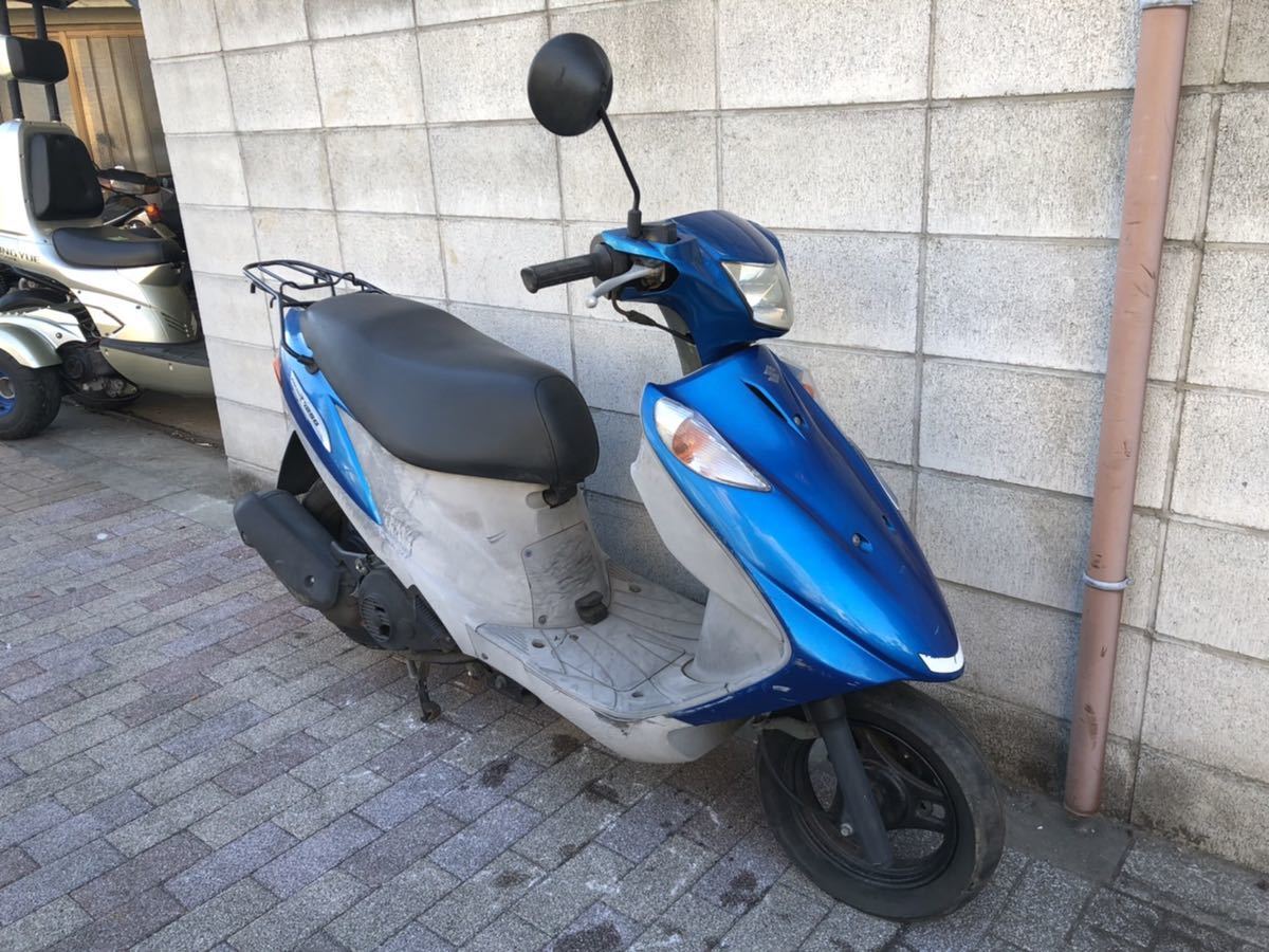 K6 スズキ 規制前 Address V125G スズキ公式通販 稀少なK6モデル☆スズキ / アドレスV125G / 25488km / CF46A-502*** / エンジン始動OK♪売り切り1円スタート♪土日引渡しOK