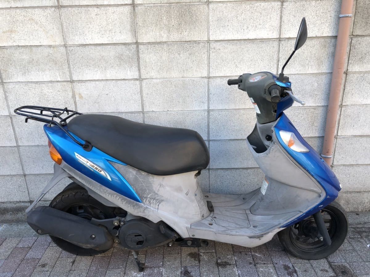 K6 スズキ 規制前 Address V125G スズキ公式通販 稀少なK6モデル☆スズキ / アドレスV125G / 25488km / CF46A-502*** / エンジン始動OK♪売り切り1円スタート♪土日引渡しOK