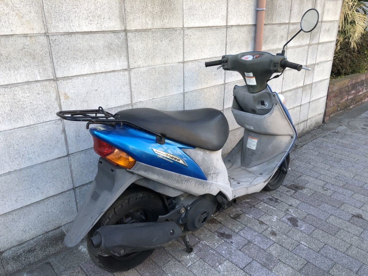 K6 スズキ 規制前 Address V125G スズキ公式通販 稀少なK6モデル☆スズキ / アドレスV125G / 25488km / CF46A-502*** / エンジン始動OK♪売り切り1円スタート♪土日引渡しOK
