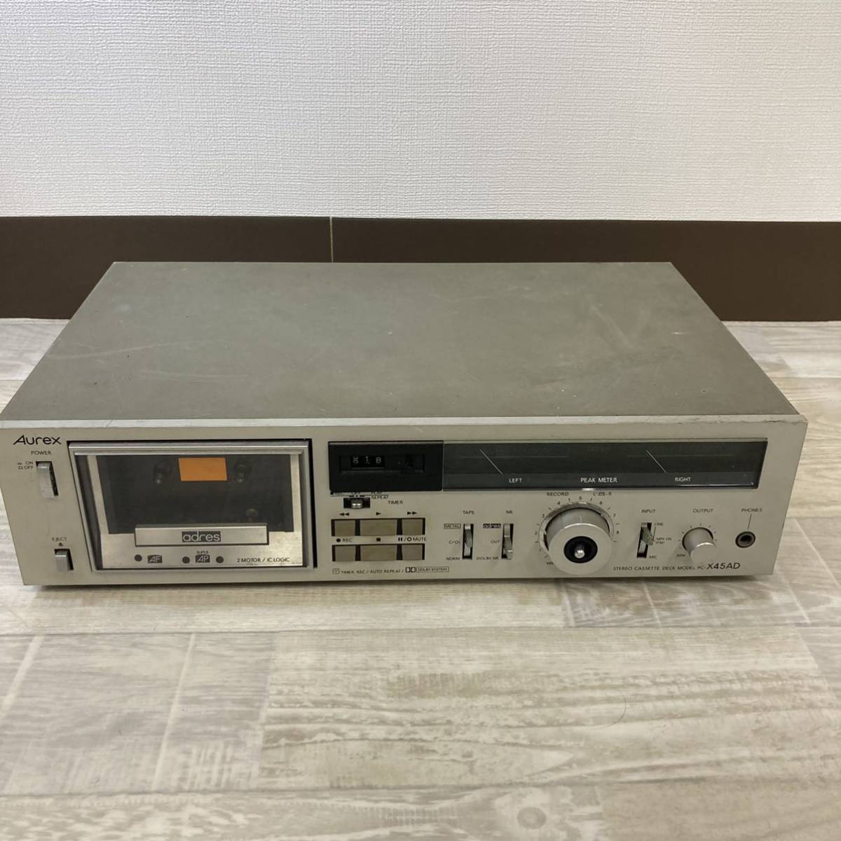 Aurex PC-X45AD STEREO CASSETTE DECK Aurex PC-X45AD - Yahoo