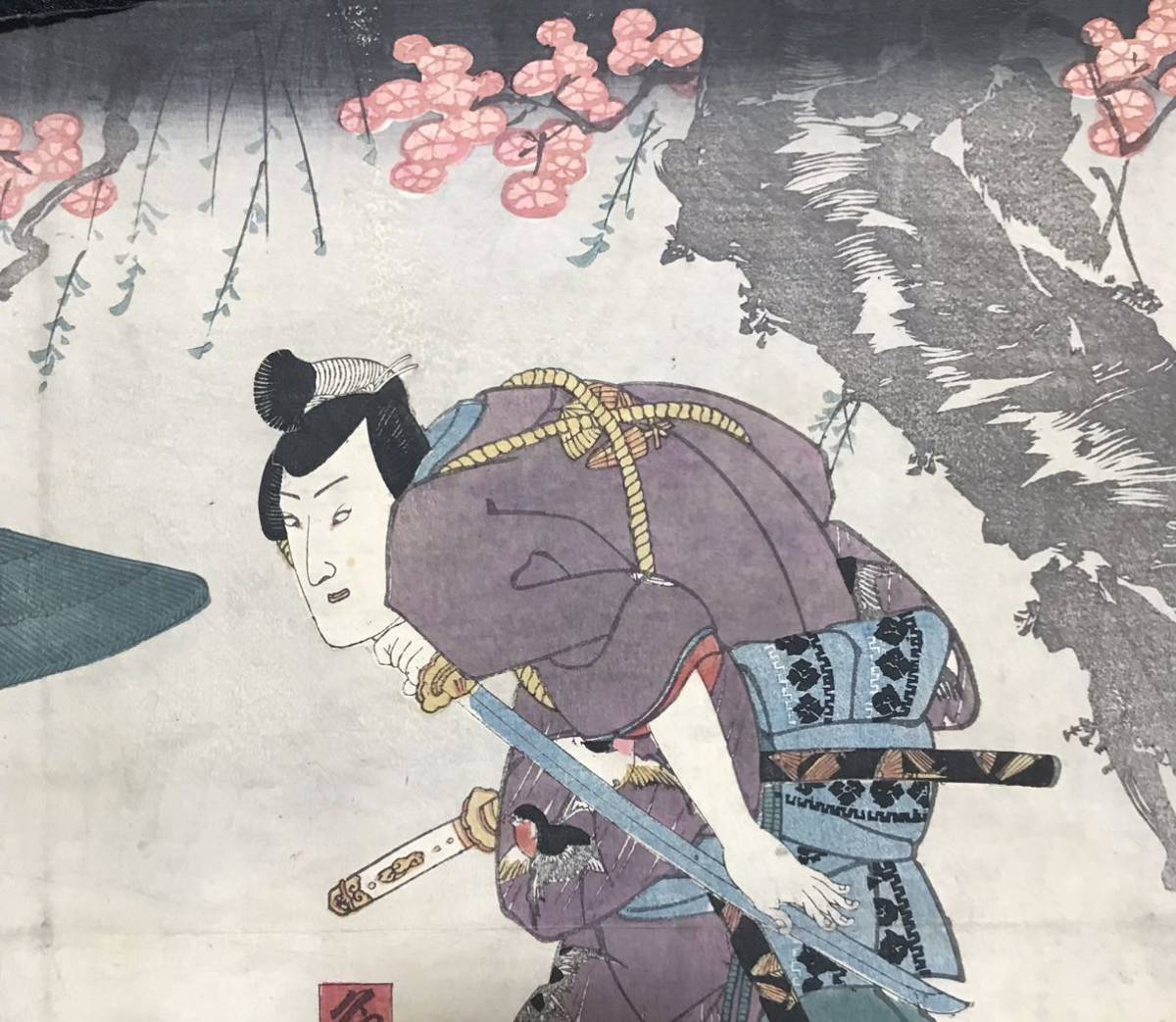 役者絵 Yahoo!オークション 歌川国芳 -「歌川国芳」(歌舞伎絵、役者絵