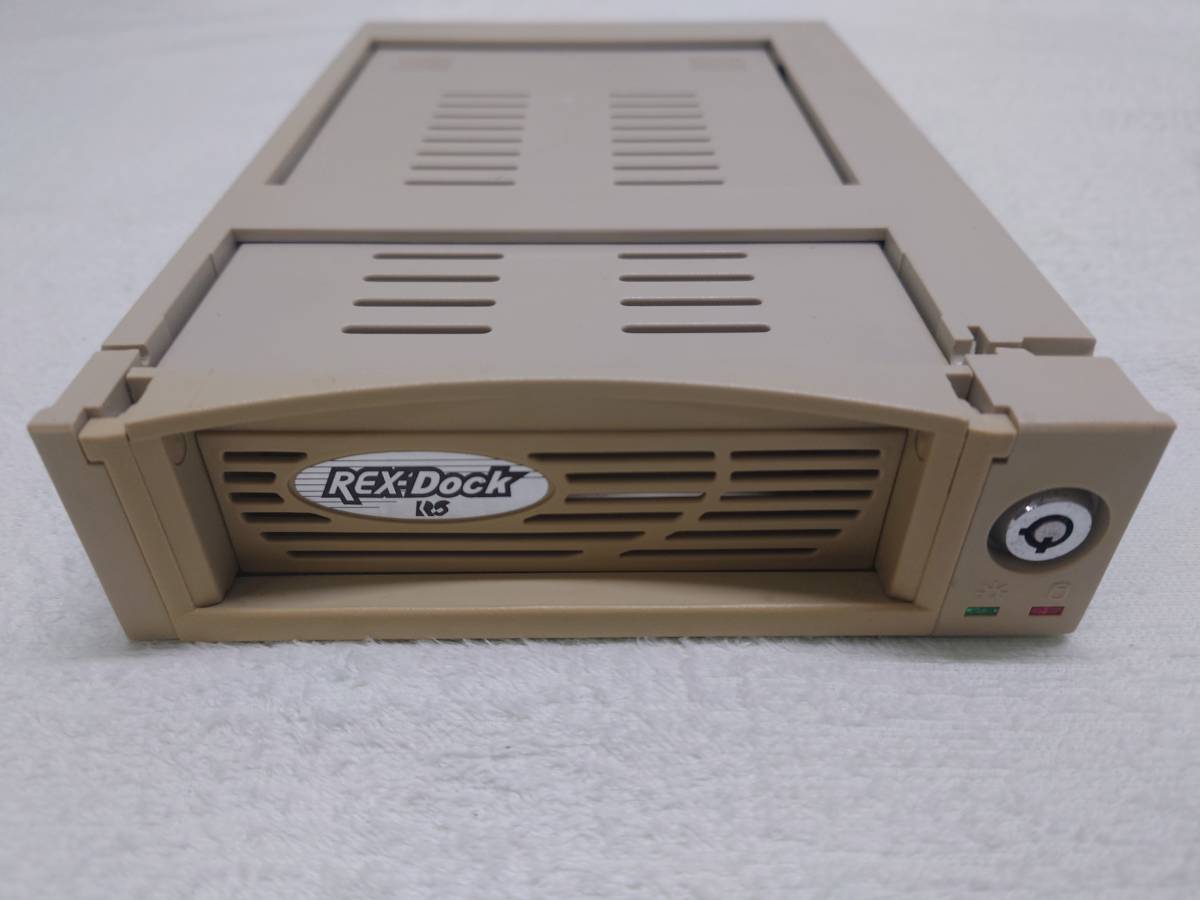 RATOCK IDEリムーバブルケース　IDE-MDK1N アイボリー本体と交換トレイ3個【トレイ1個に難あり】_1