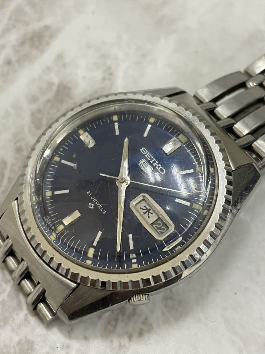稼働品・SEIKO セイコー ファイブ デイデイト 6119-8030 メンズ 自動