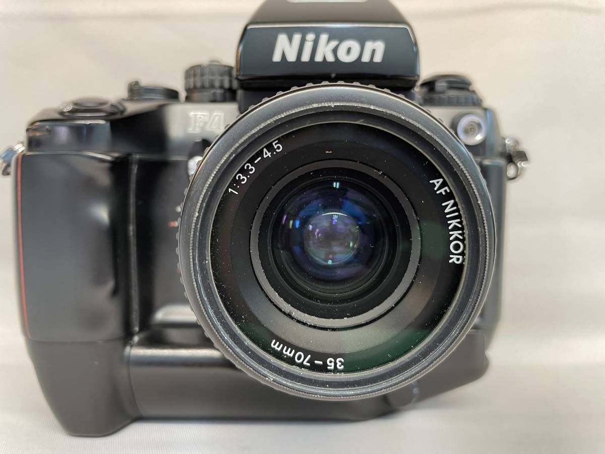【YH-7040】ジャンク扱い 中古品 Nikon ニコン F4 一眼レフカメラ バッテリーグリップ MB-21 取付品 動作未確認 フィルムカメラ Nikon F4 中古 ☆Nikon&frasl;ニコン フラッグシップ・フィルム一眼レフカメラ ボディ｜ナニワグループオンライン