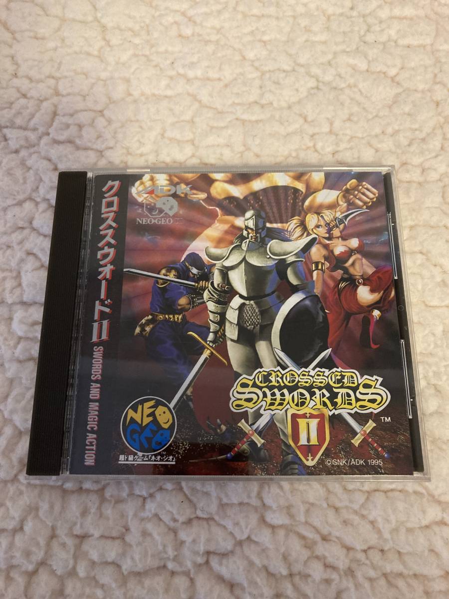 SNK NEOGEO CDソフト クロススウォードⅡ ネオジオCD クロススウォード