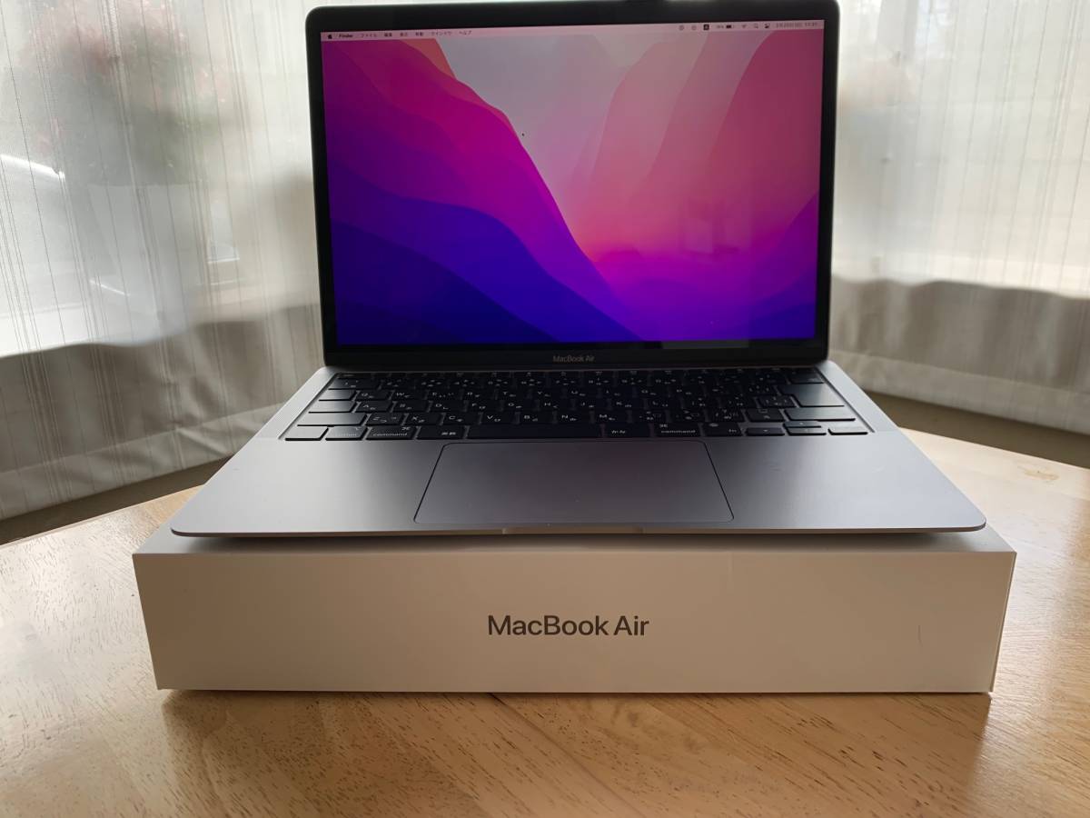 macbook air M1 チップ搭載13インチ 8GBメモリ 256GBSSD Apple 2020年