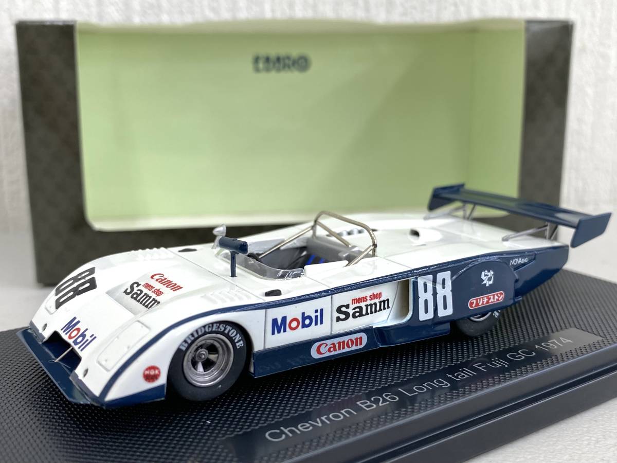 絶版・未使用＞EBBRO エブロ 1/43 Chevron B26 Long tail Fuji GC 1974