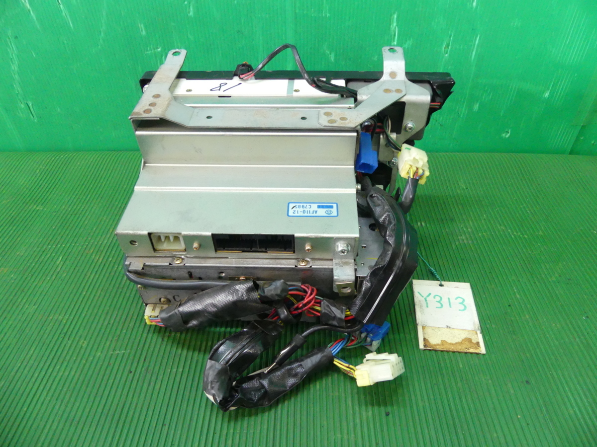 フェアレディZ ZX HGZ31 日産純正 エアコンスイッチパネル ステレオ FM