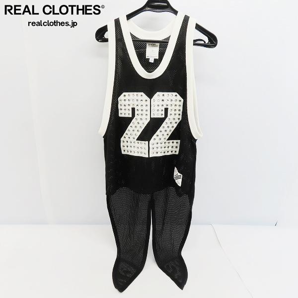 ☆adidas×JEREMY SCOTT/アディダス×ジェレミースコット メッシュ 燕尾 タンクトップ ダンスウェア/O /LPL
