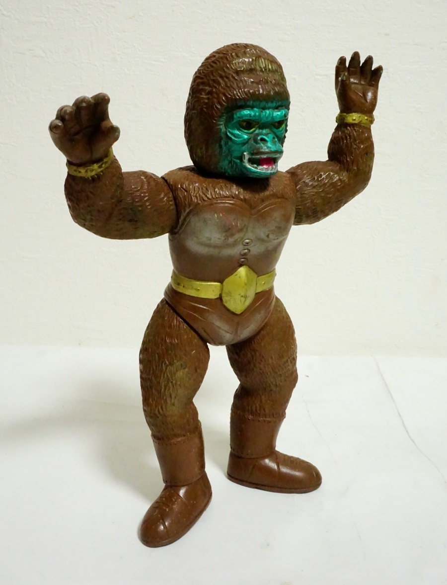 増田屋 当時物 猿人ラー エンジンラー ソフビ人形 フィギュア人形
