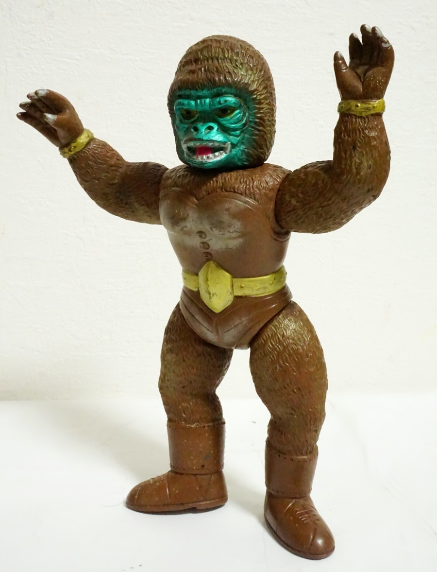 増田屋 当時物 猿人ラー エンジンラー ソフビ人形 フィギュア人形