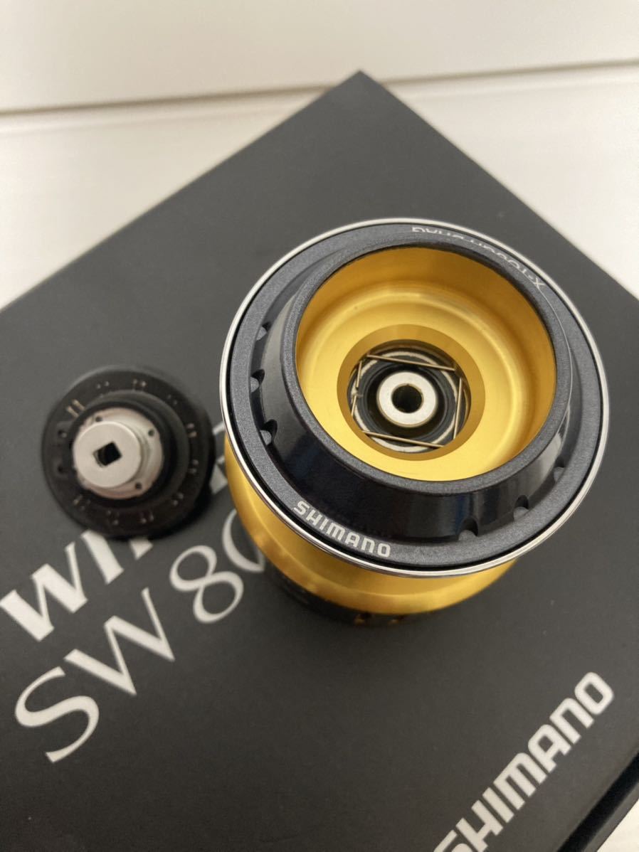 シマノ 0 8000PG 中古 スペアスプール付き公式 シマノ15ツインパワー