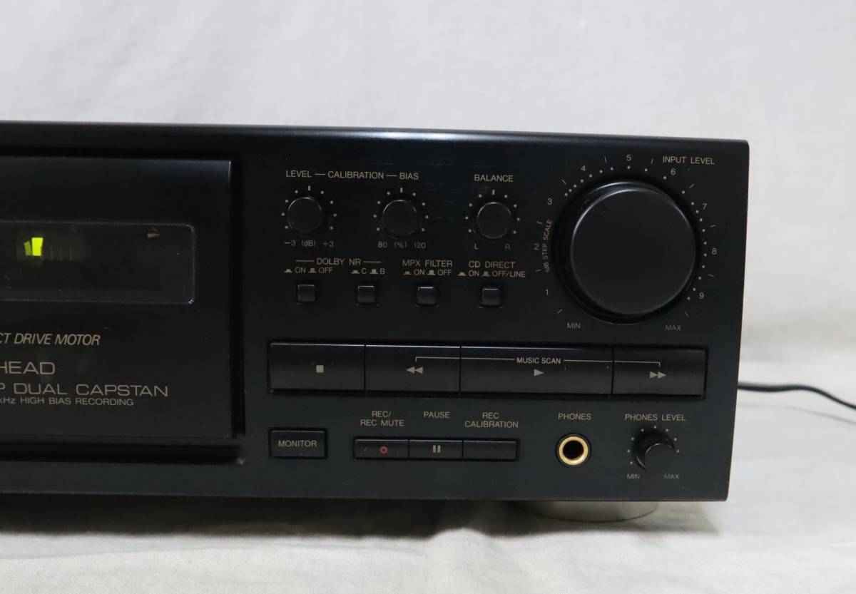 Victorビクター◇TD-V515◇カセットデッキ◇ブラック◇動作確認OK 一般