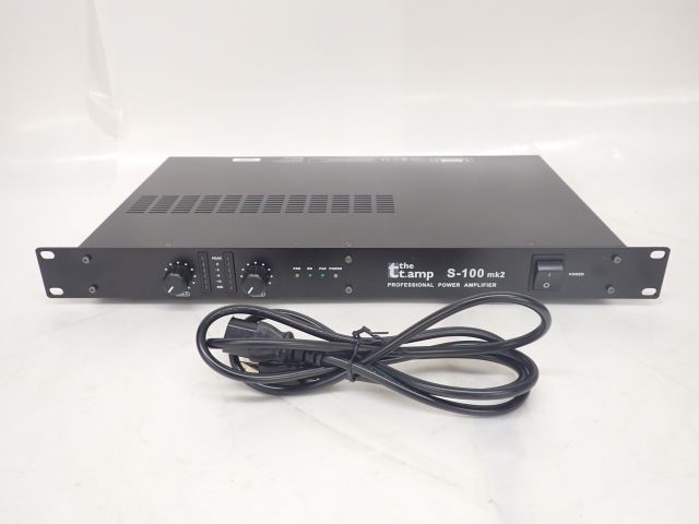 ユウです 美品】Thomann トーマン パワーアンプ S-100MK2 ○ 64917-1