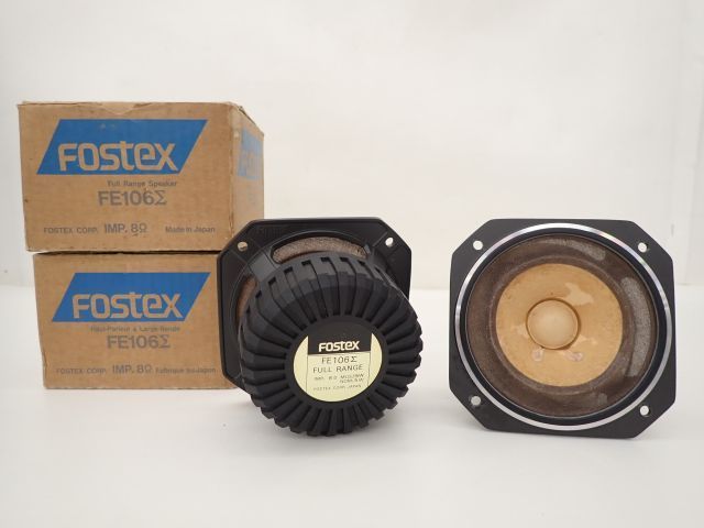 FOSTEX FE106Σ ペア フォステクス 10cmフルレンジユニット スピーカー