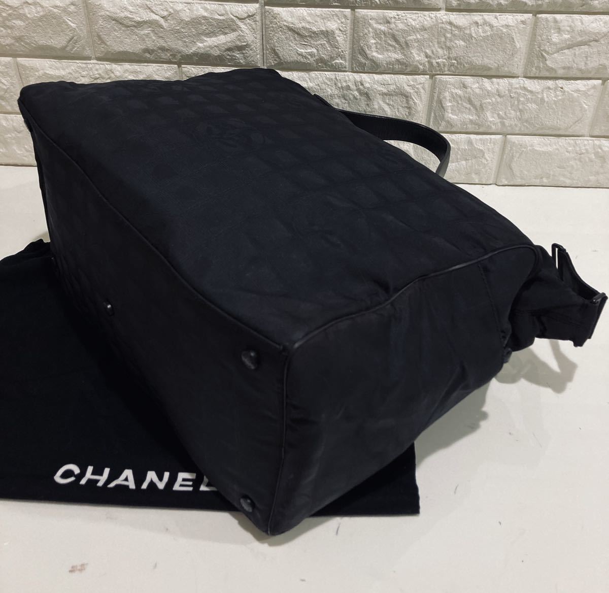 CHANEL 極上美品 シャネル ニュートラベルライン ボストン バッグ 