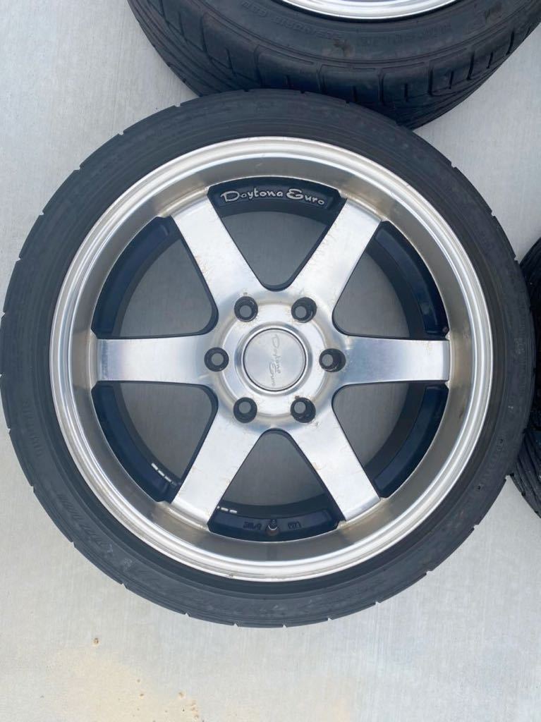 デイトナユーロ Daytona Euro 18インチ アルミホイール 4本セット 8J+ 