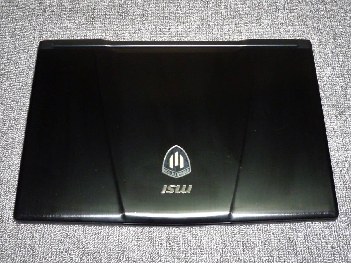 MSI WE63 8SJ-815JP(モバイルワークステーション) i7-8750H/16GB 