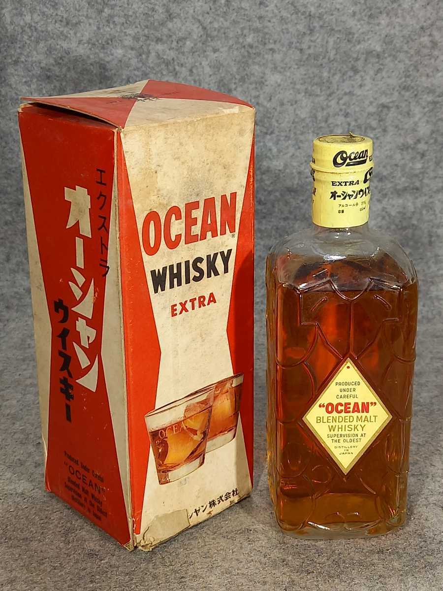 古酒 オーシャン ウイスキー EXTRA 2級 550ml 37度 OCEAN WHISKY 箱  