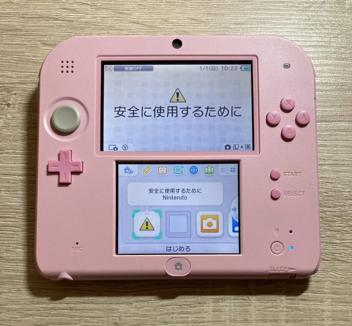 ニンテンドー2DS Nintendo 2DS ピンク 美品 1000円スタート 動作確認  