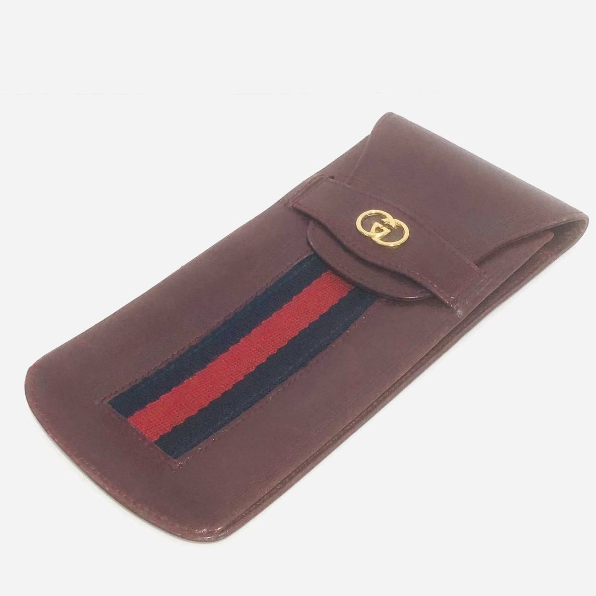 GUCCIオールドグッチ ペンケース GG柄 ヴィンテージ グッチ GUCCI オールドグッチ ペンケース シェリーライン ヴィンテージ