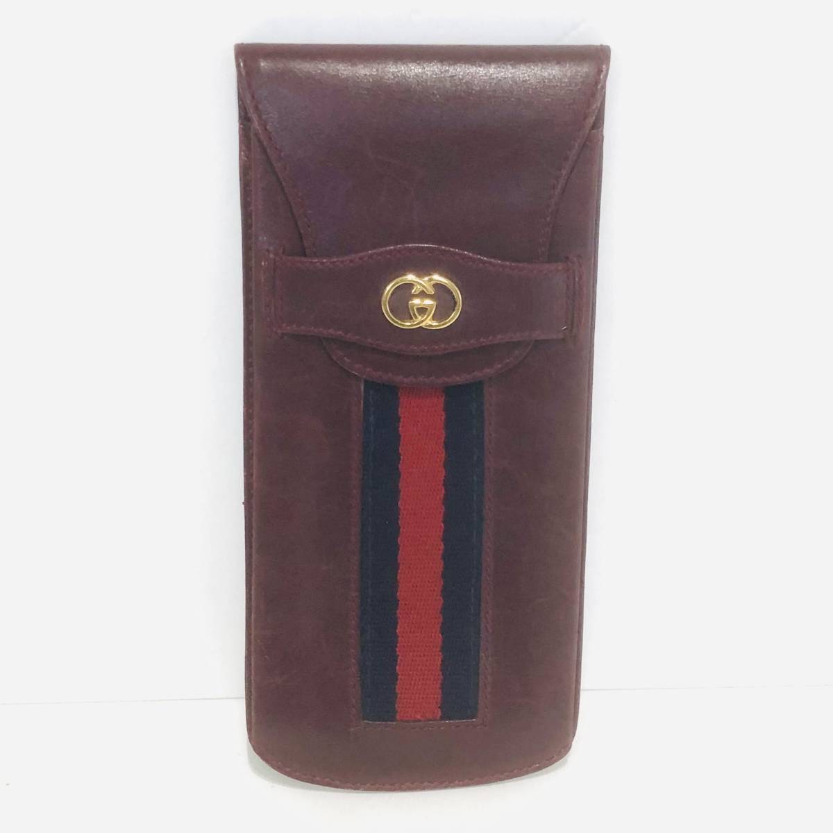 グッチ GUCCI オールドグッチ ペンケース シェリーライン ヴィンテージ