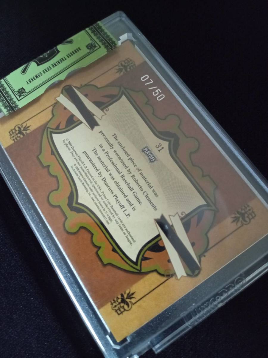 32 ロベルト・クレメンテ Roberto CLEMENTE 実使用バット カード 貴重  