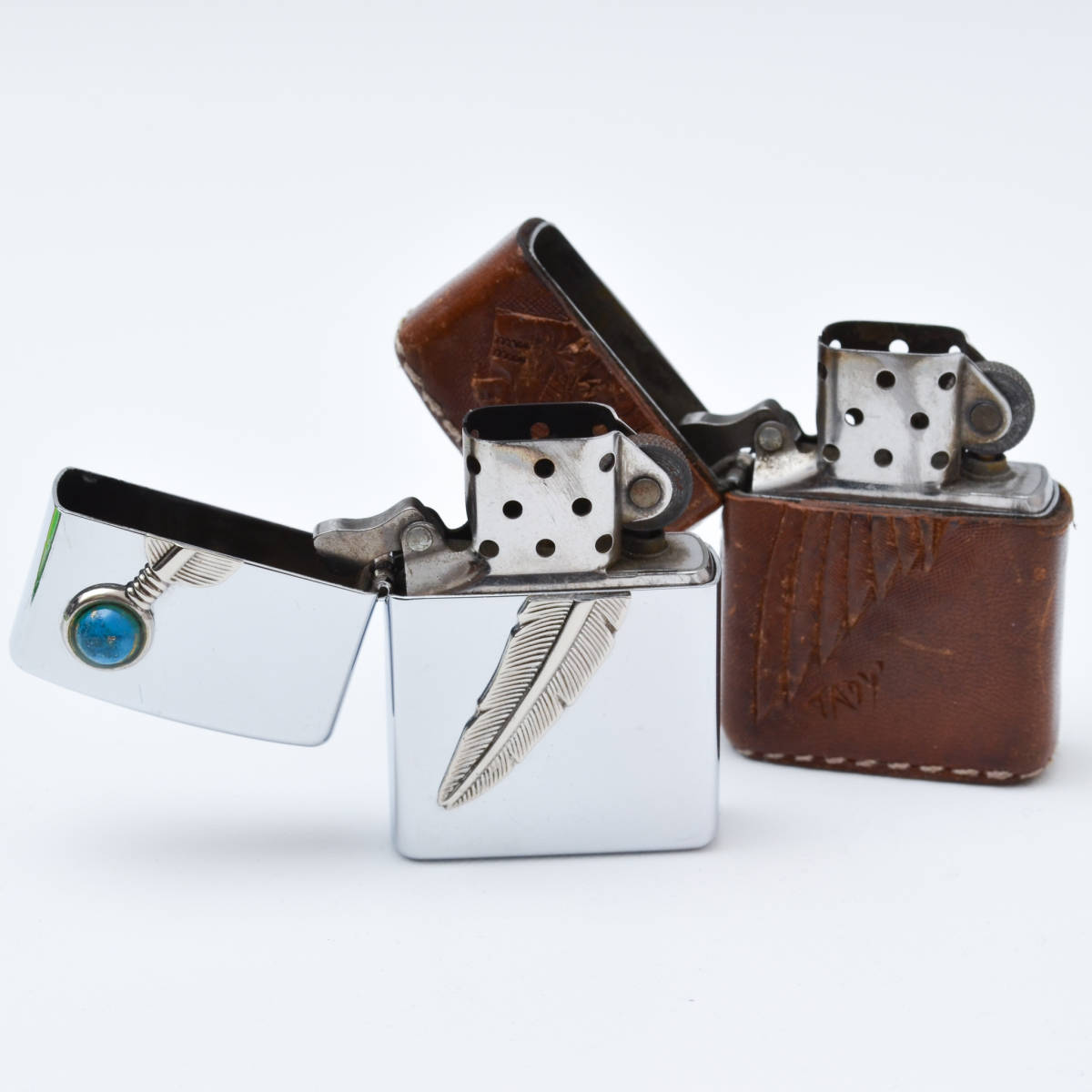 Zippo ジッポー 2本 まとめ売り タディ&キング tady king ターコイズ 