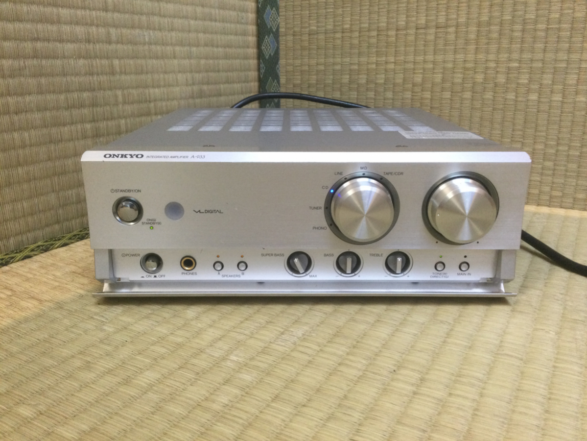 ☆ ONKYO オンキョー オンキヨー A-933 プリメインアンプ オーディオ