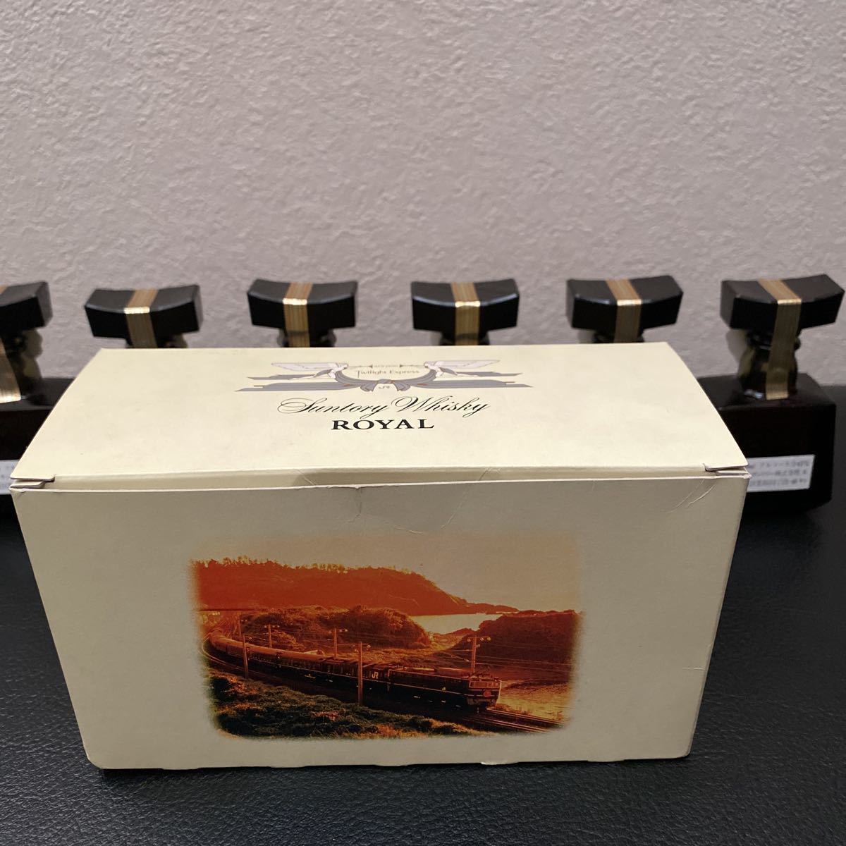 激レア サントリーウイスキー ローヤル Twilight Express ミニチュア  