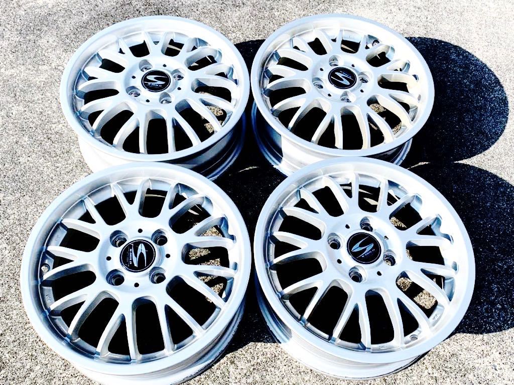 ☆ バドックス S-HOLD グランツ メッシュ 14インチ 4穴 pcd100  