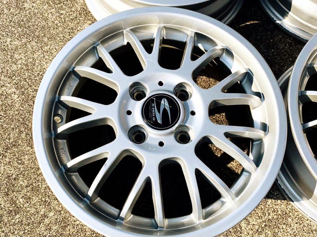 ☆ バドックス S-HOLD グランツ メッシュ 14インチ 4穴 pcd100  