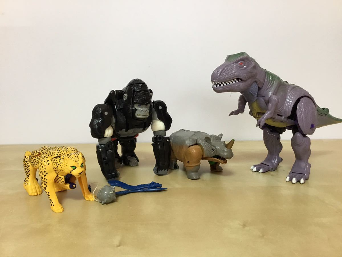 美品 トランスフォーマー ビーストウォーズ コンボイ メガトロン 