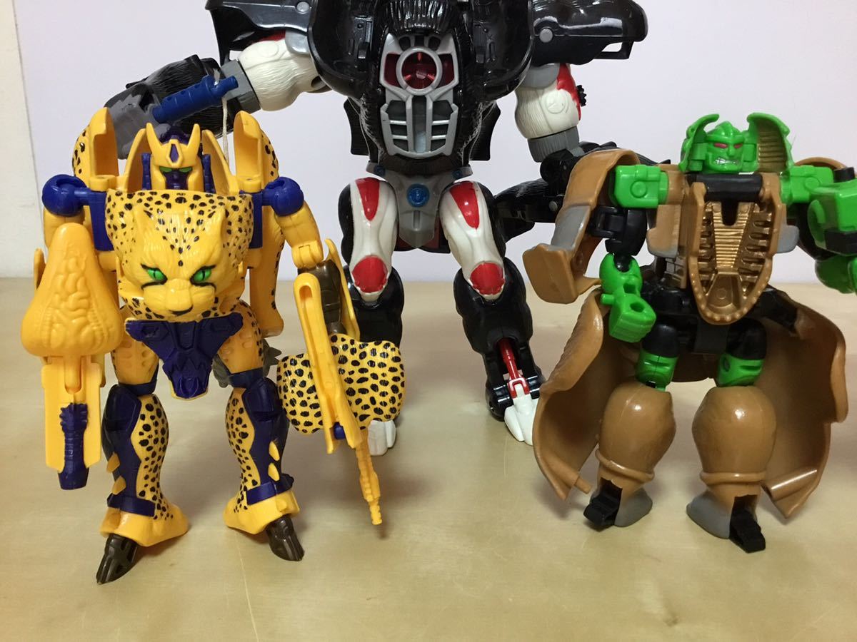 美品 トランスフォーマー ビーストウォーズ コンボイ メガトロン 