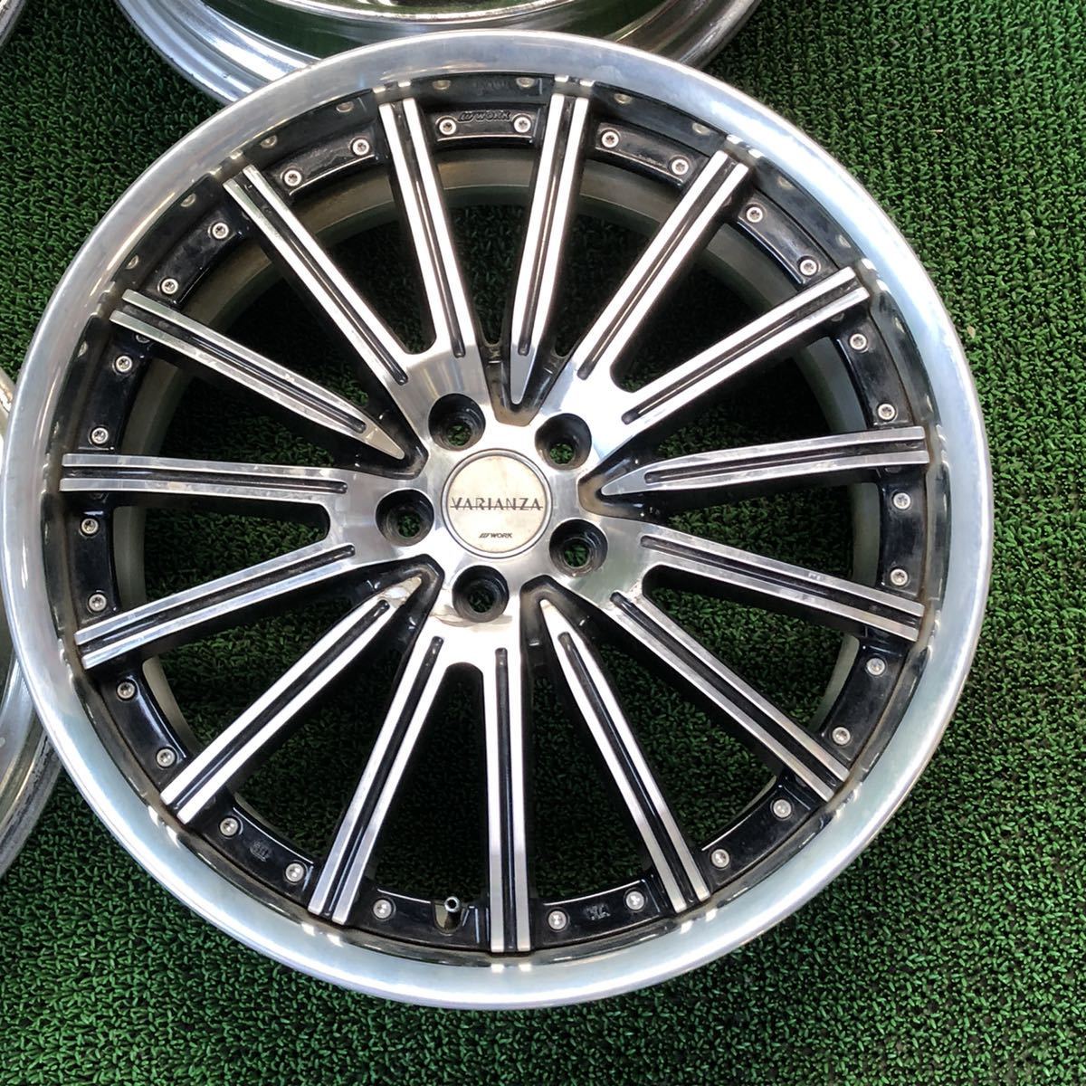 AA 21 【WORK】19インチ VARIANZA 7.5J 5穴 100 +47 56mm ヴァリアン 