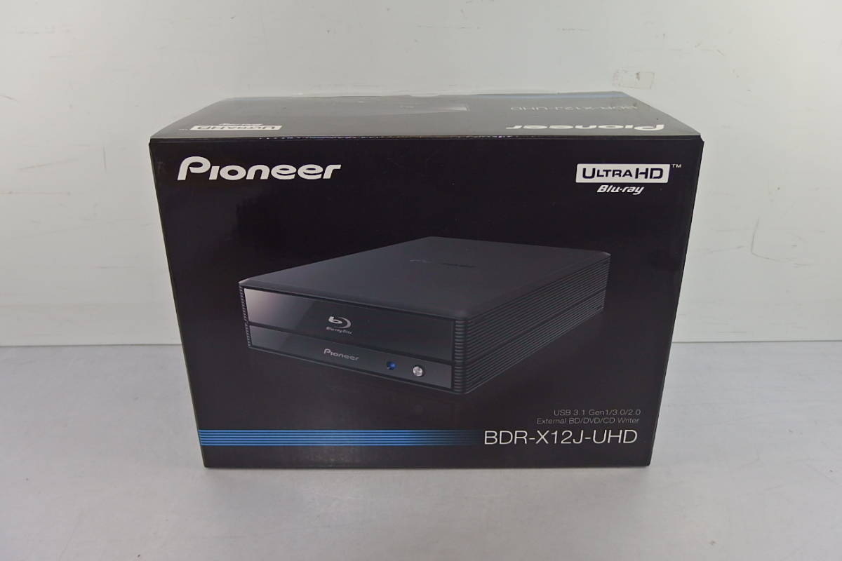 ◇未使用 Pioneer(パイオニア) UHDBD再生 5インチ外付BDドライブ BDR 