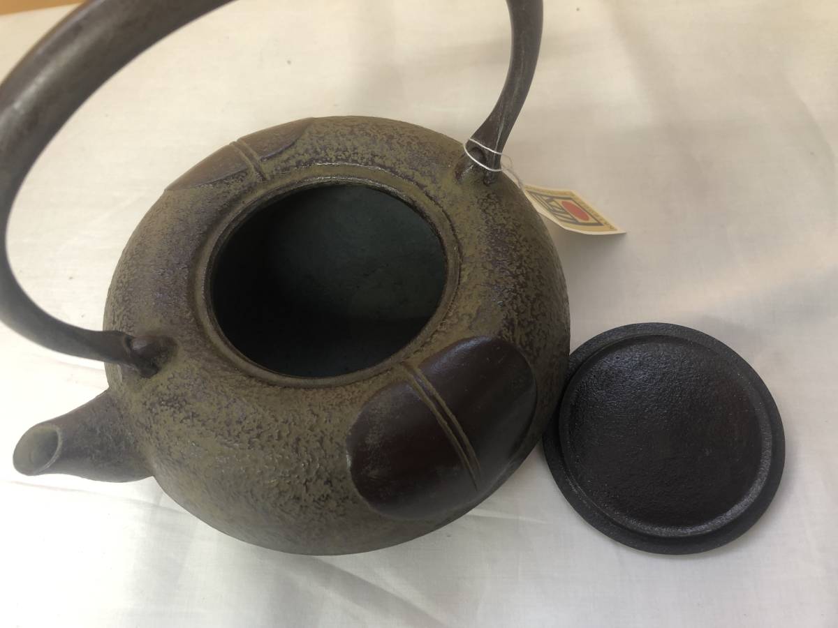 未使用品 南部鉄器 鉄瓶 南部盛岡 照光堂 照亦製作所 茶道具(鉄瓶 