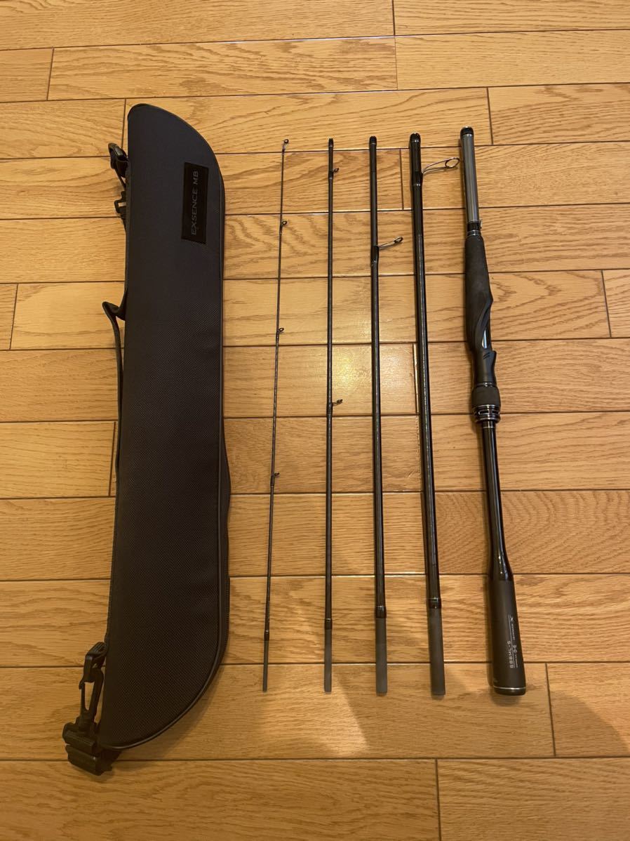 中古 エクスセンスMB エクスセンス EXSENCE MB S88ML-5 5ピースロッド 