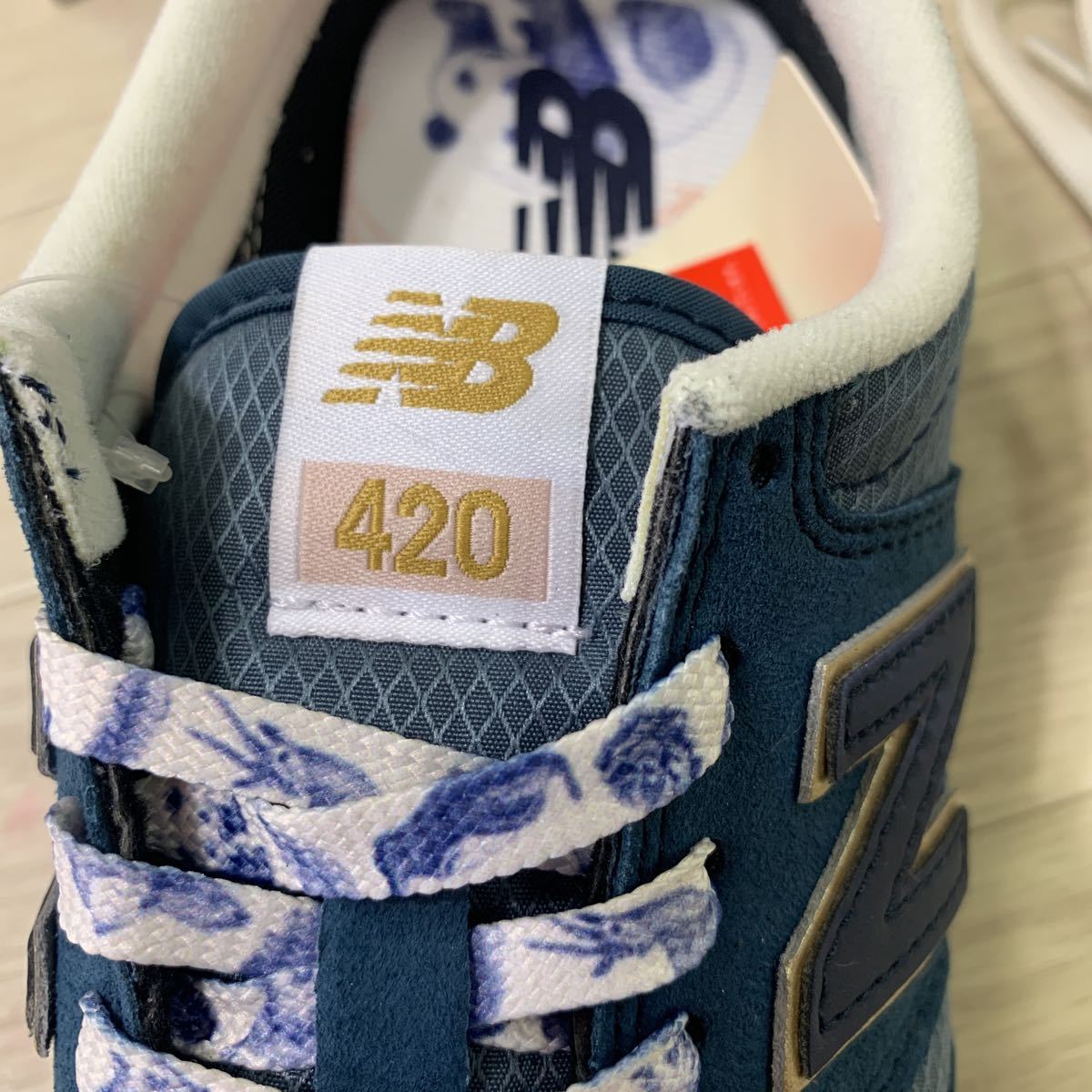 001 新品 レア Newbalance 420 earth music&ecology コラボ 24.5cm  